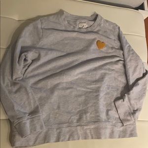 Lou and grey xl sweatshirt with yellow heart